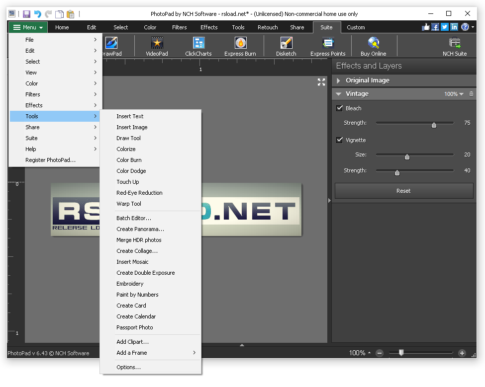 PhotoPad Image Editor